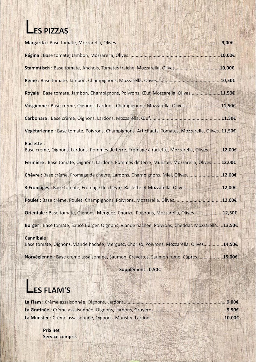 Menu Restaurant Au Lavoir-7